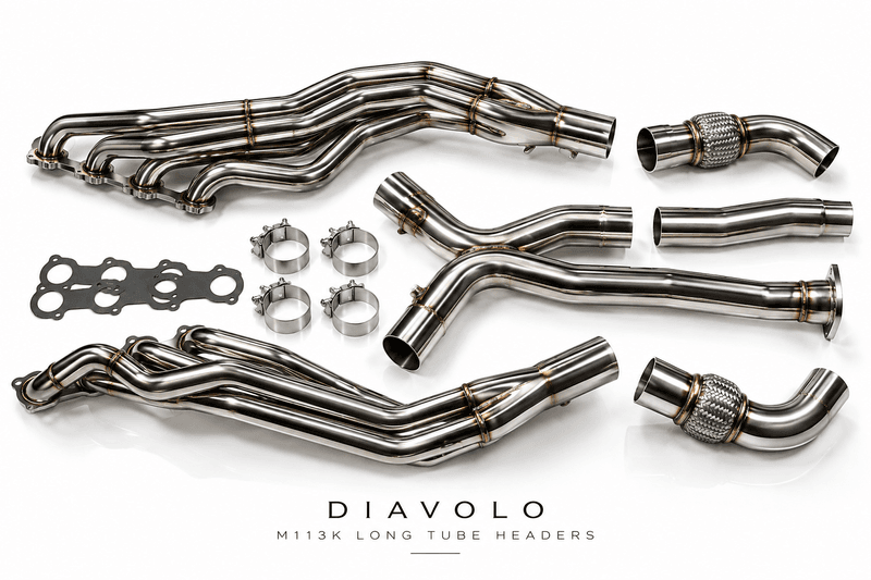 MERCEDES BENZ M113K/M113 LONG-TUBE HEADERS
